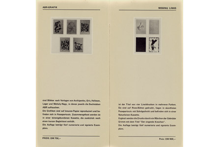 ABR Katalog, Selbstverlag, 1985