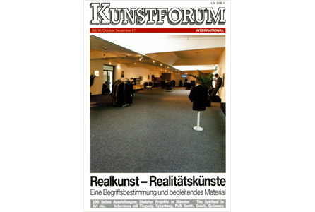 Kunstforum International, Bd. 91, 1987